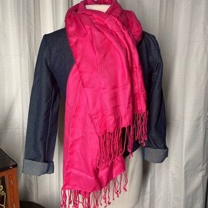 BIJOUX TERNER FUCHSIA SCARF